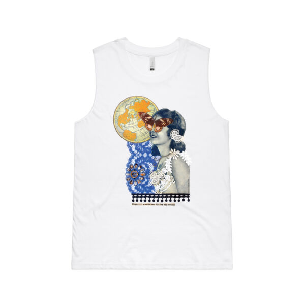 Wings Over The Sea Collage Tank Thumbnail